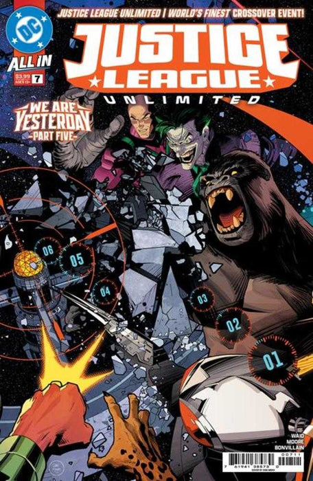 Justice League Unlimited #7 Cover A Dan Mora Connecting (We Are Yesterday) DC Comics