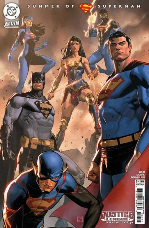 Justice League Unlimited #7 Cover E Jorge Molina Supersmash-Up Card Stock Variant (We Are Yesterday) DC Comics