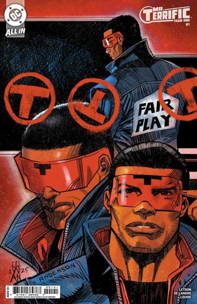 Mr Terrific Year One #1 (Of 6) Cover D 1 in 25 Denys Cowan & Ho Che Anderson Card Stock Variant DC Comics
