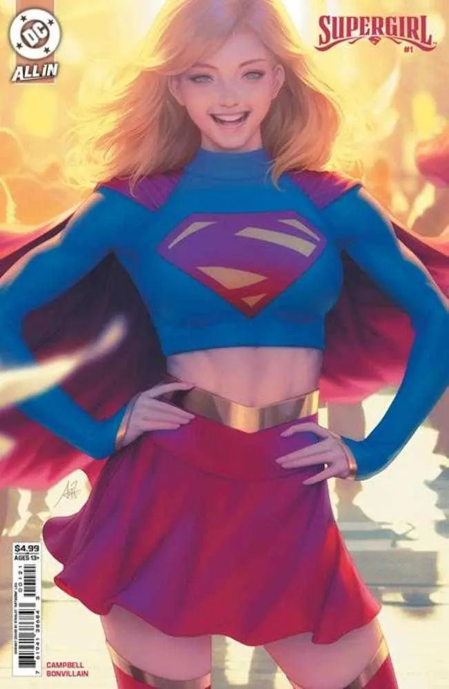 Supergirl #1 Cover B Stanley Artgerm Lau Card Stock Variant DC Comics
