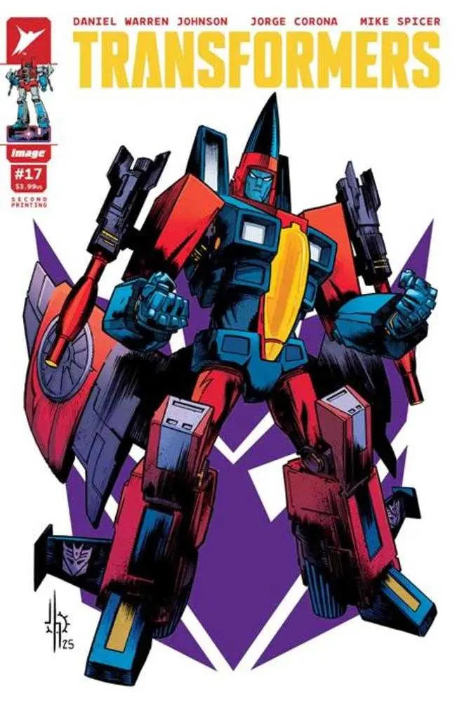 Transformers #17 2nd Print Cover A Jason Howard Decepticon Cover Image Comics