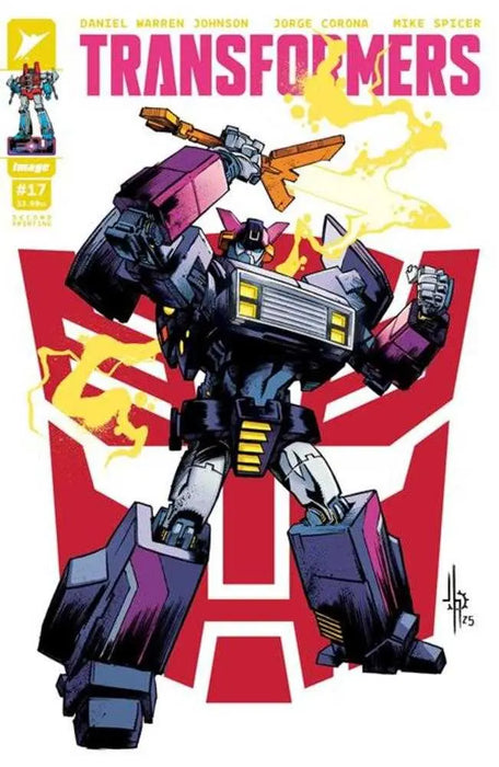 Transformers #17 2nd Print Cover B Jason Howard Autobot Variant Image Comics