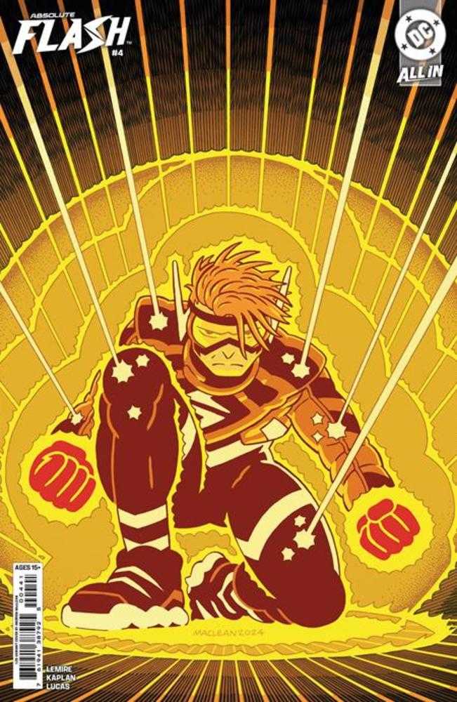 Absolute Flash #4 Cover D 1 in 25 Andrew Maclean Card Stock Variant DC Comics