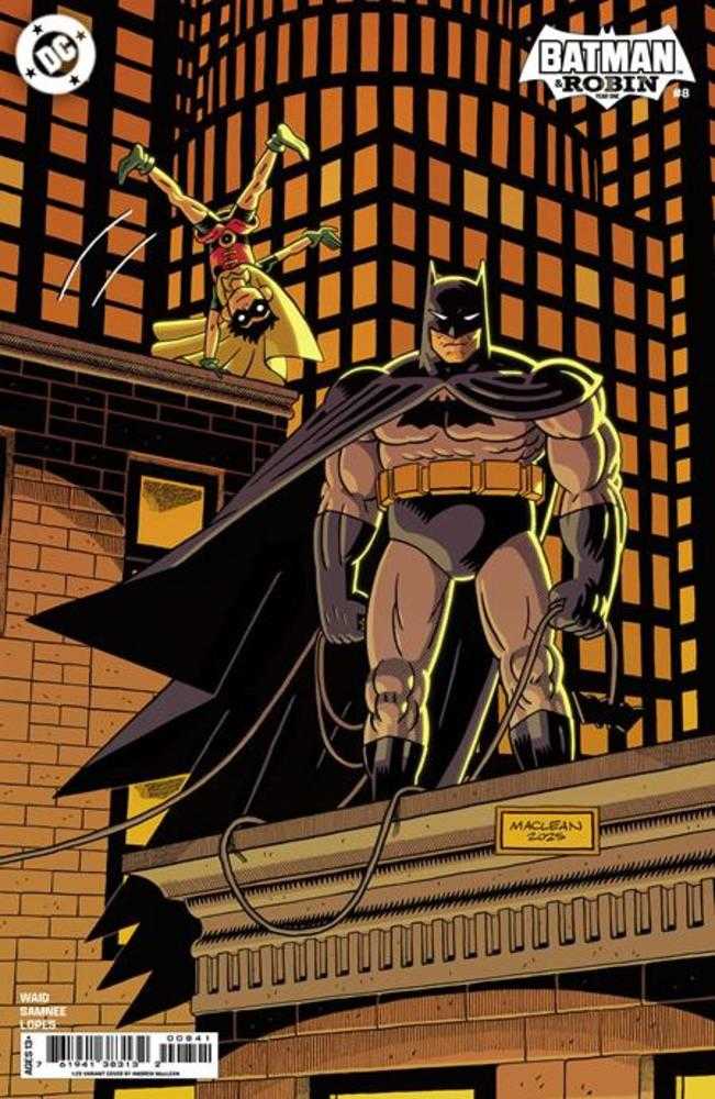 Batman & Robin Year One #8 (Of 12) Cover D 1 in 25 Andrew Maclean Card Stock Variant DC Comics