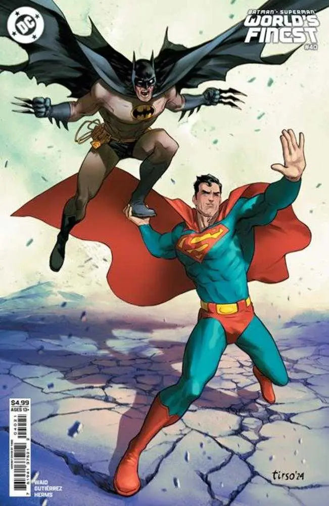 Batman Superman Worlds Finest #40 Cover B Tirso Cons Card Stock Variant DC Comics