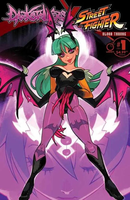 Darkstalkers X Street Fighter Blood Throne #1 (One Shot) Cover D Inc 1:5 Alex Ahad Variant Udon Entertainment