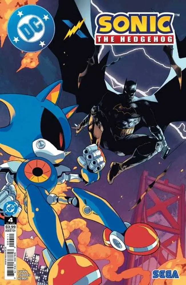 DC X Sonic The Hedgehog #4 (Of 5) Cover A Pablo M Collar DC Comics
