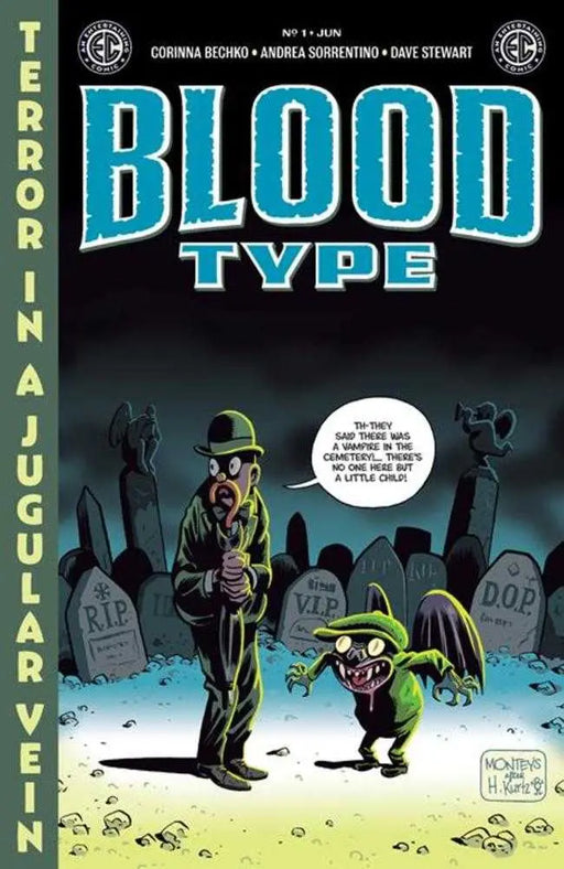EC Blood Type #1 (Of 4) Cover D 1 in 10 Albert Monteys EC Homage Variant Oni Press