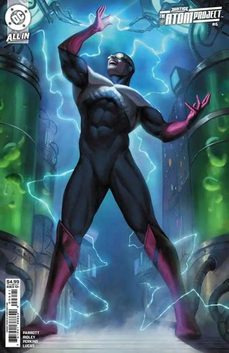 Justice League The Atom Project #6 (Of 6) Cover B Aaron Bartling Card Stock Variant DC Comics