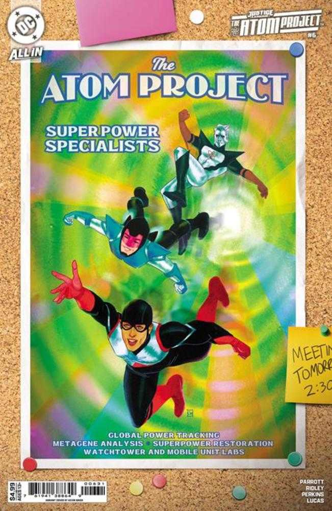 Justice League The Atom Project #6 (Of 6) Cover C Kevin Wada Card Stock Variant DC Comics
