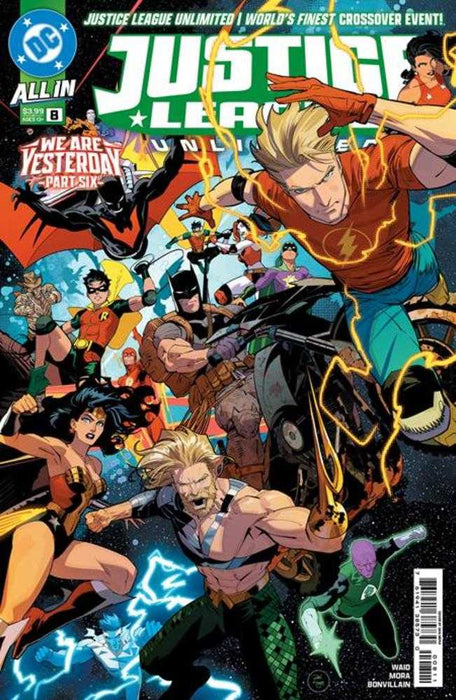 Justice League Unlimited #8 Cover A Dan Mora Connecting (We Are Yesterday) DC Comics