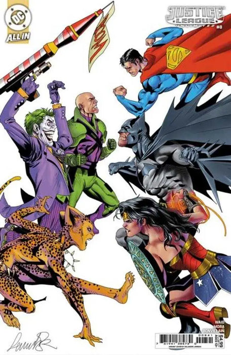 Justice League Unlimited #8 Cover D Salvador Larroca Card Stock Variant (We Are Yesterday) DC Comics