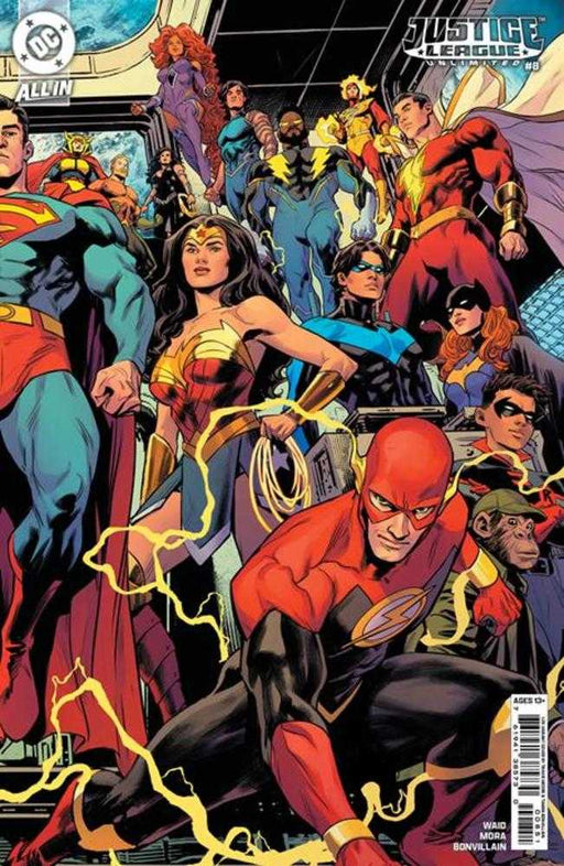 Justice League Unlimited #8 Cover G 1 in 25 Travis Moore Connecting Card Stock Variant (We Are Yesterday) DC Comics