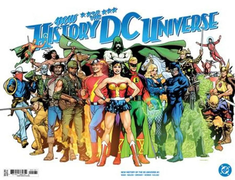 New History Of The DC Universe #1 (Of 4) Cover E Ryan Sook Wraparound Foil Variant DC Comics