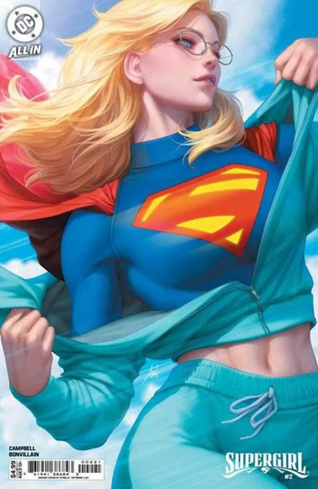 Supergirl #2 Cover B Stanley Artgerm Lau Card Stock Variant DC Comics