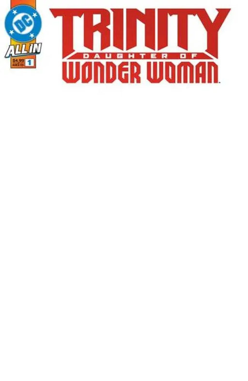 Trinity Daughter Of Wonder Woman #1 (Of 6) Cover F Blank Card Stock Variant DC Comics