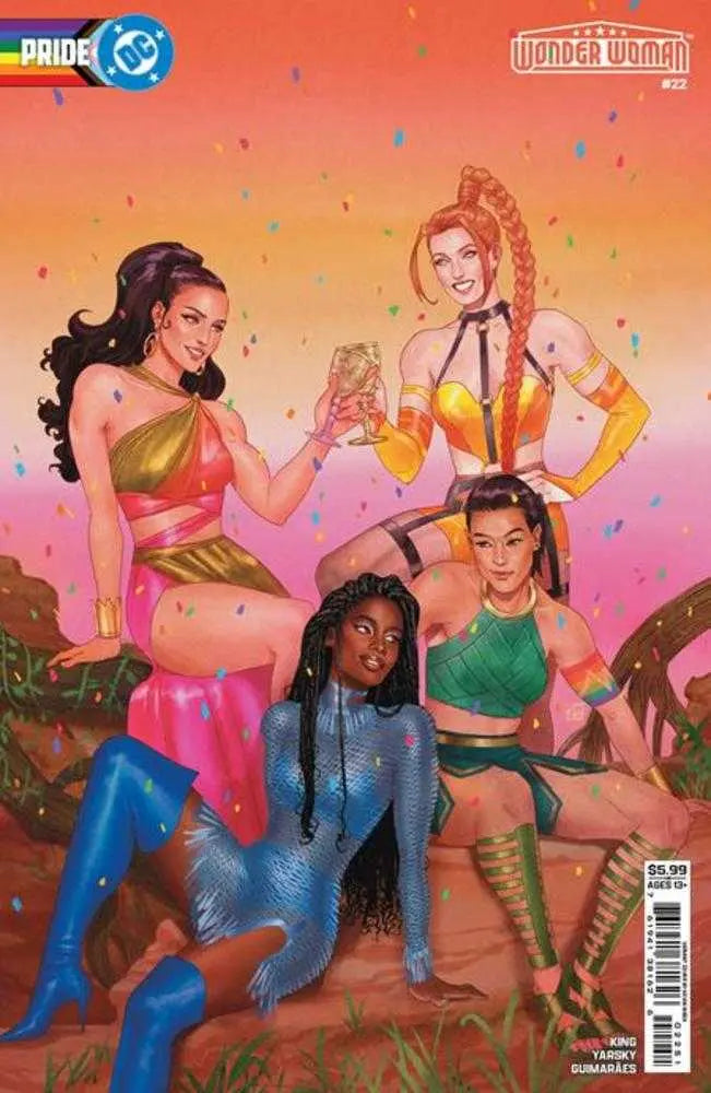 Wonder Woman #22 Cover D Kevin Wada DC Pride Card Stock Variant DC Comics