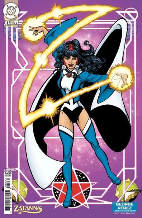 Zatanna #5 (Of 6) Cover D George Perez Legacy Card Stock Variant DC Comics