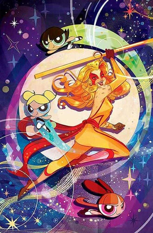 Thundercats/Powerpuff Girls #1 Cover I 1 in 10 Nicoletta Baldari Full Art Variant Dynamite Entertainment