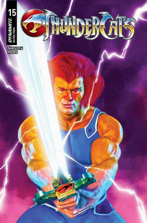 Thundercats #15 Cover V Foc Bonus Spears Purple Bkgr Dynamite Entertainment
