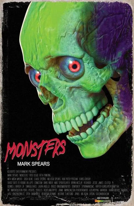 Mark Spears Monsters #1 5th Print Cover B Inc 1:20 Mark Spears Evil Dead Homage Variant (Free) Ex Posse Holdings