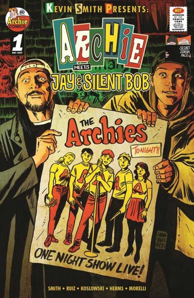 Archie Meets Jay And Silent Bob #1 (One Shot) Cover J Francesco Francavilla Foil Variant (Mature) Archie Comics