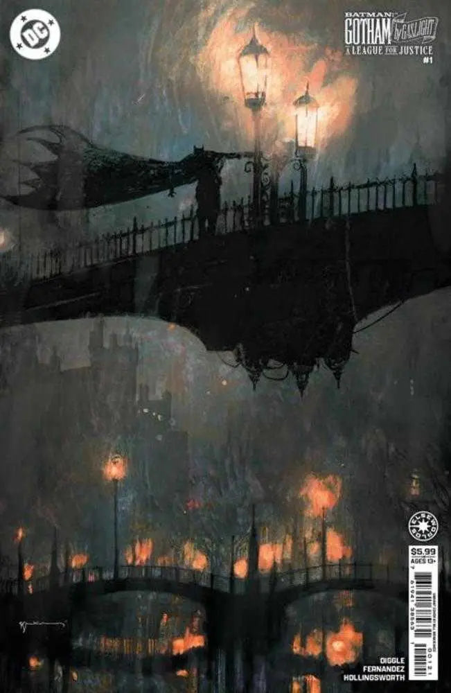 Batman Gotham By Gaslight A League For Justice #1 (Of 6) Cover C Bill Sienkiewicz Card Stock Variant DC Comics