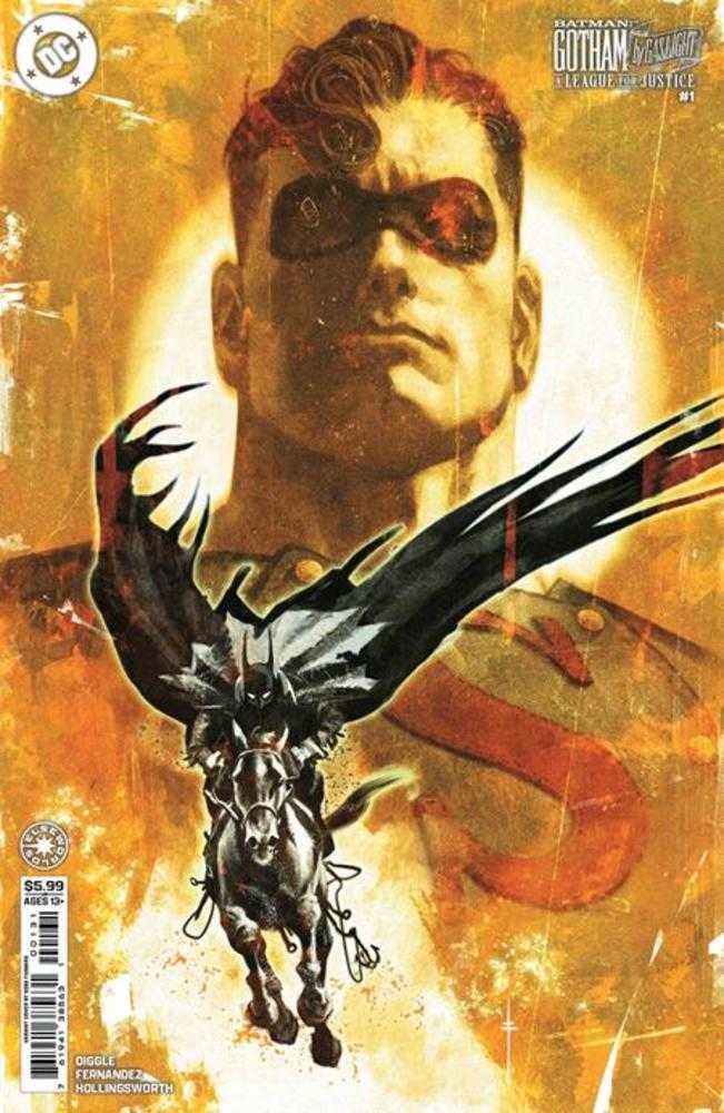 Batman Gotham By Gaslight A League For Justice #1 (Of 6) Cover B Sebastian Fiumara Card Stock Variant DC Comics
