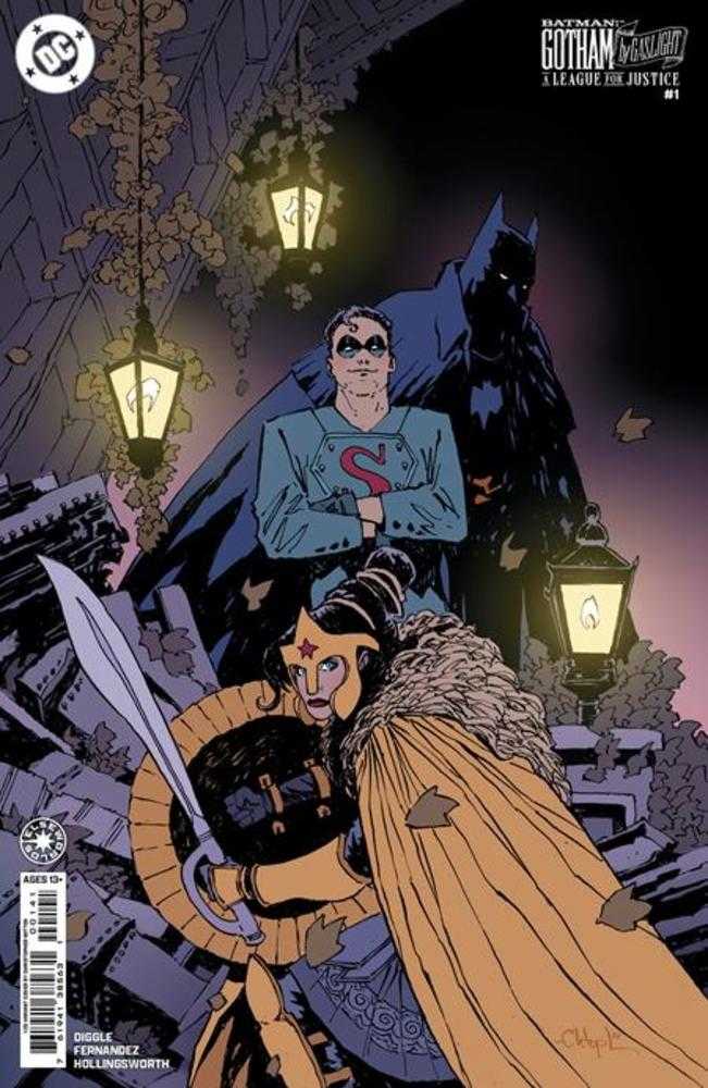 Batman Gotham By Gaslight A League For Justice #1 (Of 6) Cover D 1 in 25 Christopher Mitten Card Stock Variant DC Comics