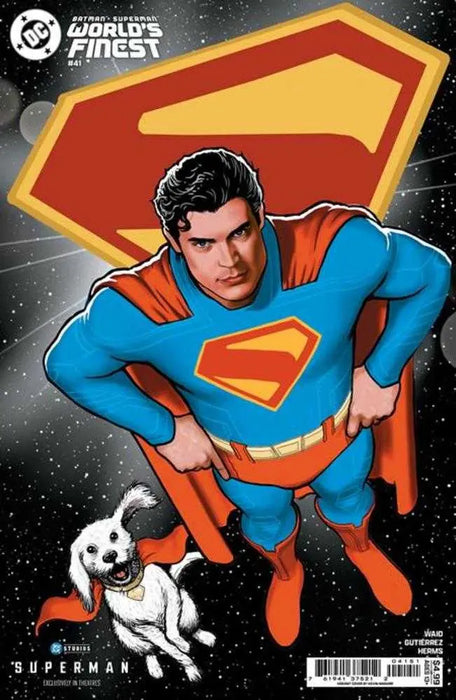 Batman Superman Worlds Finest #41 Cover D Kevin Maguire Superman Movie Card Stock Variant DC Comics