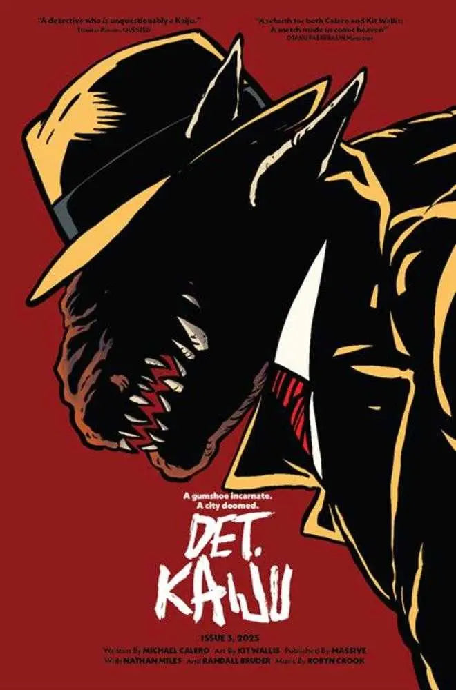 Detective Kaiju #3 (Of 4) Cover C Michael Calero Homage Variant Massive Publishing