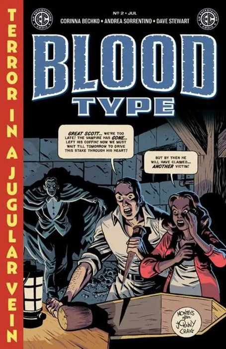 EC Blood Type #2 (Of 4) Cover C 1 in 10 Albert Monteys EC Homage Variant Oni Press