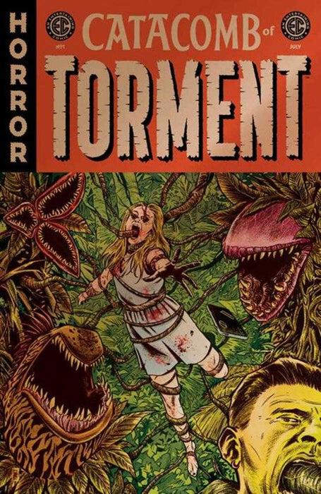 EC Catacomb Of Torment #1 Cover C Jorge Fornes Gold Foil Variant Allocations May Occur Oni Press
