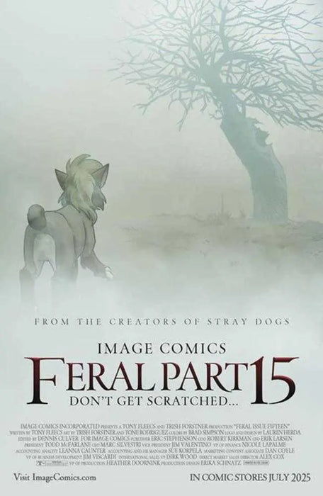 Feral #15 Cover B Trish Forstner & Allen Passalaqua Variant Image Comics