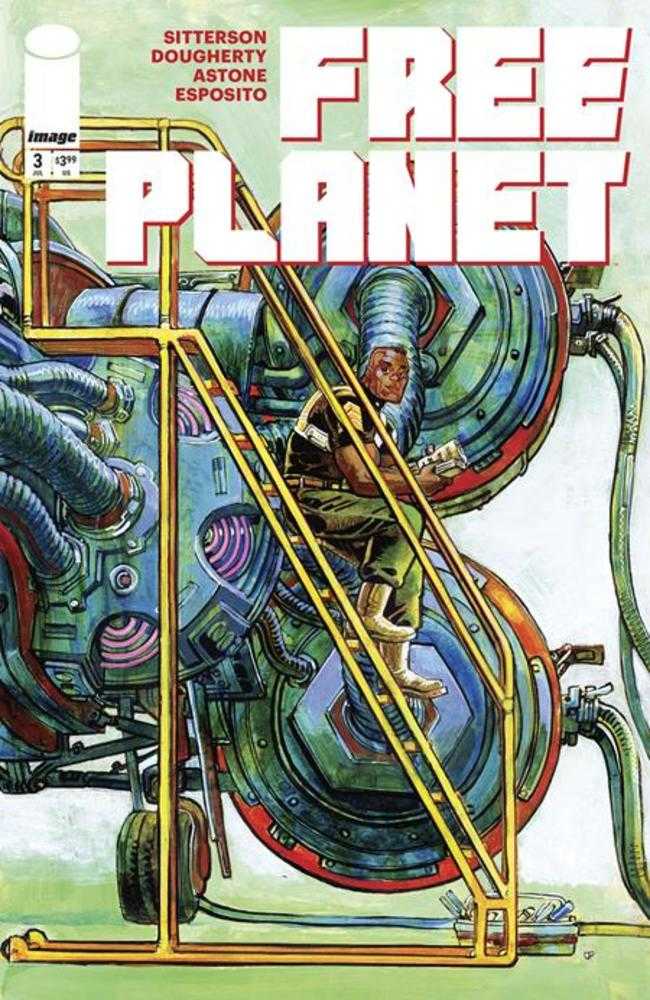 Free Planet #3 Cover B Jed Dougherty Ladder Variant Image Comics