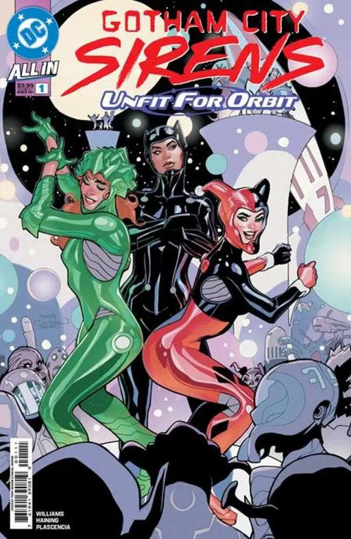 Gotham City Sirens Unfit For Orbit #1 (Of 5) Cover A Terry Dodson & Rachel Dodson DC Comics