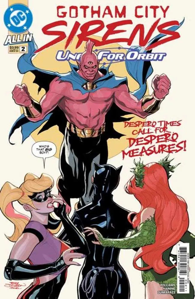 Gotham City Sirens Unfit For Orbit #2 (Of 5) Cover A Terry Dodson & Rachel Dodson DC Comics
