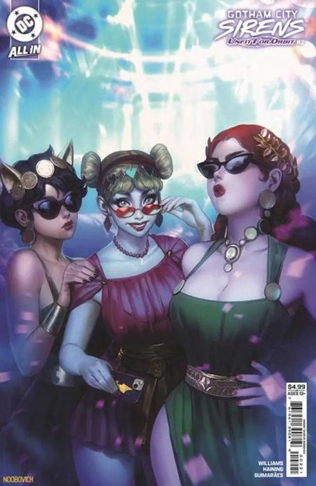 Gotham City Sirens Unfit For Orbit #2 (Of 5) Cover B Noobovich Card Stock Variant DC Comics