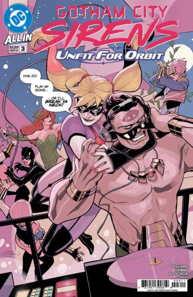 Gotham City Sirens Unfit For Orbit #3 (Of 5) Cover A Terry Dodson & Rachel Dodson DC Comics