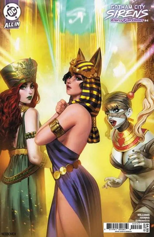 Gotham City Sirens Unfit For Orbit #4 (Of 5) Cover B Noobovich Card Stock Variant DC Comics