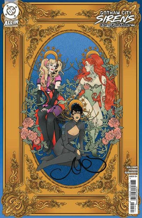 Gotham City Sirens Unfit For Orbit #4 (Of 5) Cover E 1 in 25 Helen Mask Card Stock Variant DC Comics