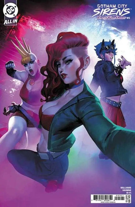Gotham City Sirens Unfit For Orbit #5 (Of 5) Cover B Noobovich Card Stock Variant DC Comics