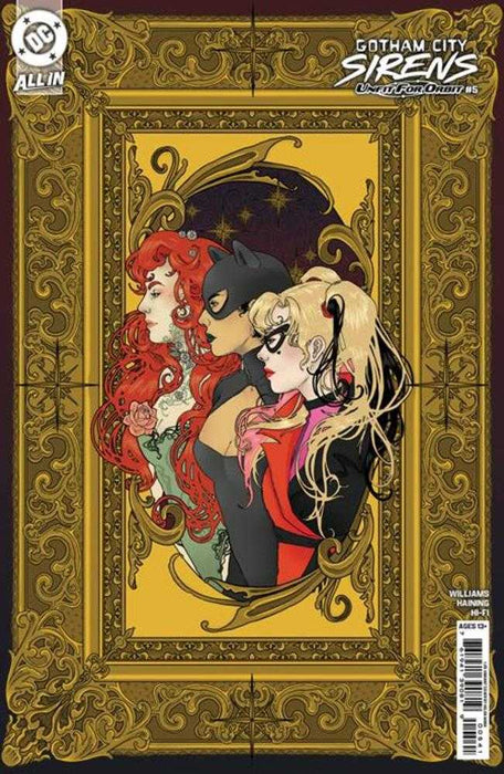 Gotham City Sirens Unfit For Orbit #5 (Of 5) Cover E 1 in 25 Helen Mask Card Stock Variant DC Comics