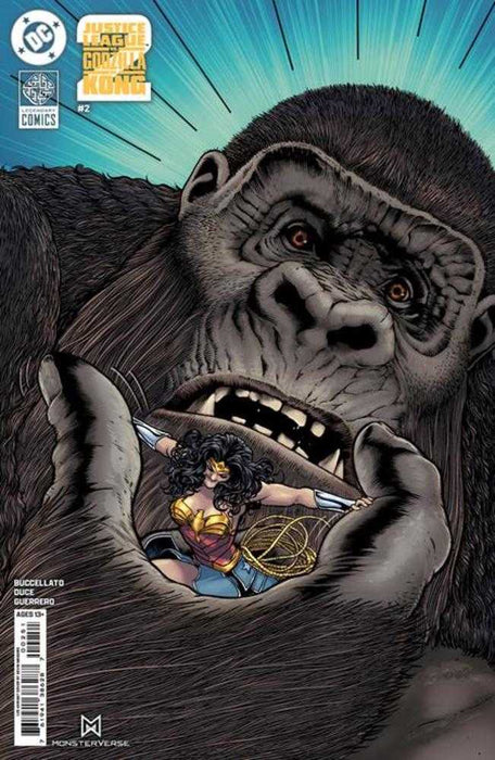 Justice League vs Godzilla vs Kong 2 #2 (Of 7) Cover E 1 in 25 Kevin Maguire Card Stock Variant DC Comics