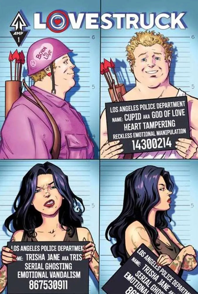 Lovestruck #1 (Of 4) Cover C 1 in 10 Alonso Molina Mugshot Variant (Free) Massive Publishing