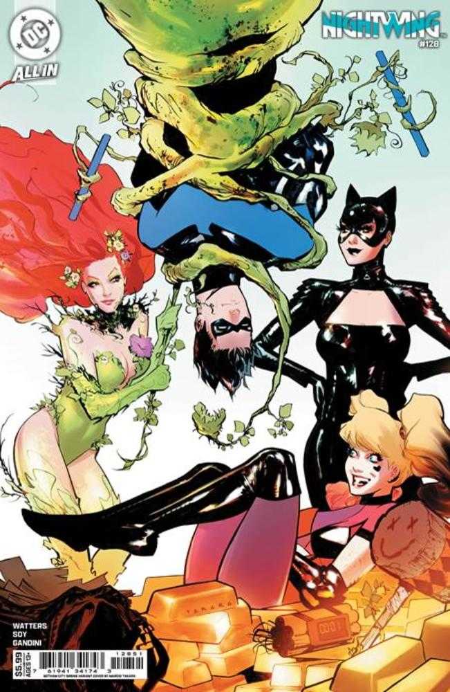 Nightwing #128 Cover D Marcio Takara Gotham City Sirens Card Stock Variant DC Comics