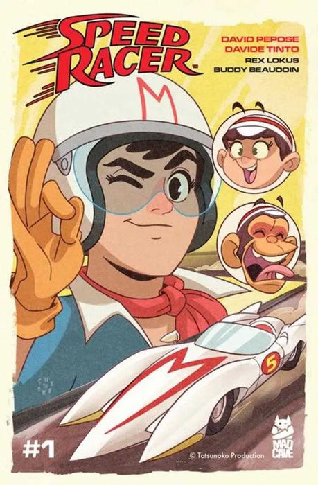 Speed Racer #1 Cover B Sean Galloway Retro Manga Variant Mad Cave Studios
