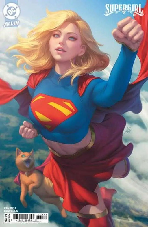 Supergirl #3 Cover B Stanley Artgerm Lau Card Stock Variant DC Comics