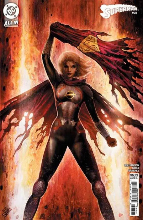 Superman #28 Cover B Nathan Szerdy Card Stock Variant DC Comics