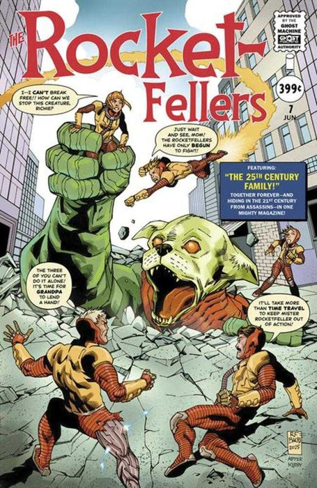 Rocketfellers #7 Cover D Ramon Bachs Fantastic Four Homage Variant Image Comics